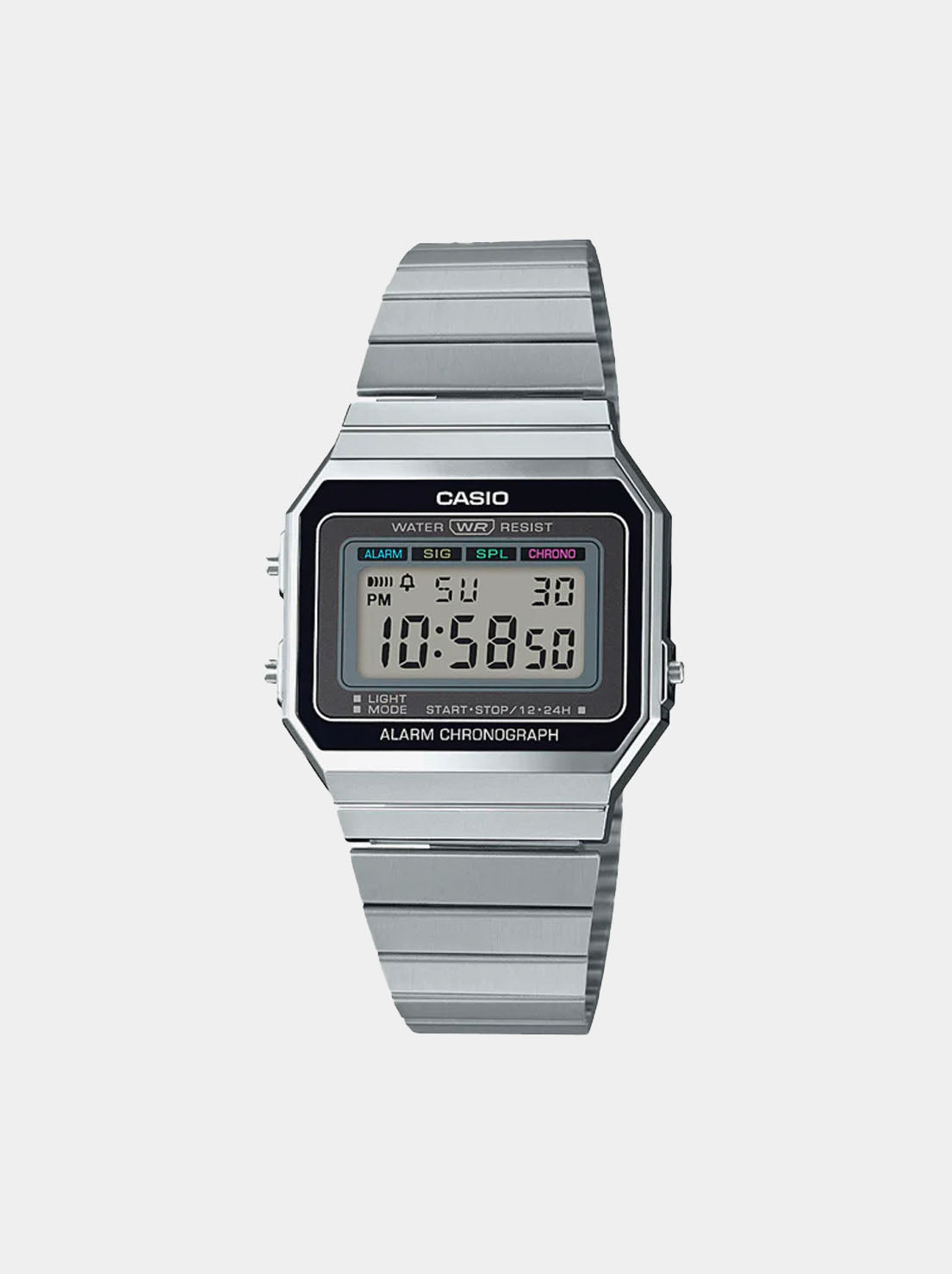 Casio - Mens Vintage Digital Watch - Silver (A700W-1A)