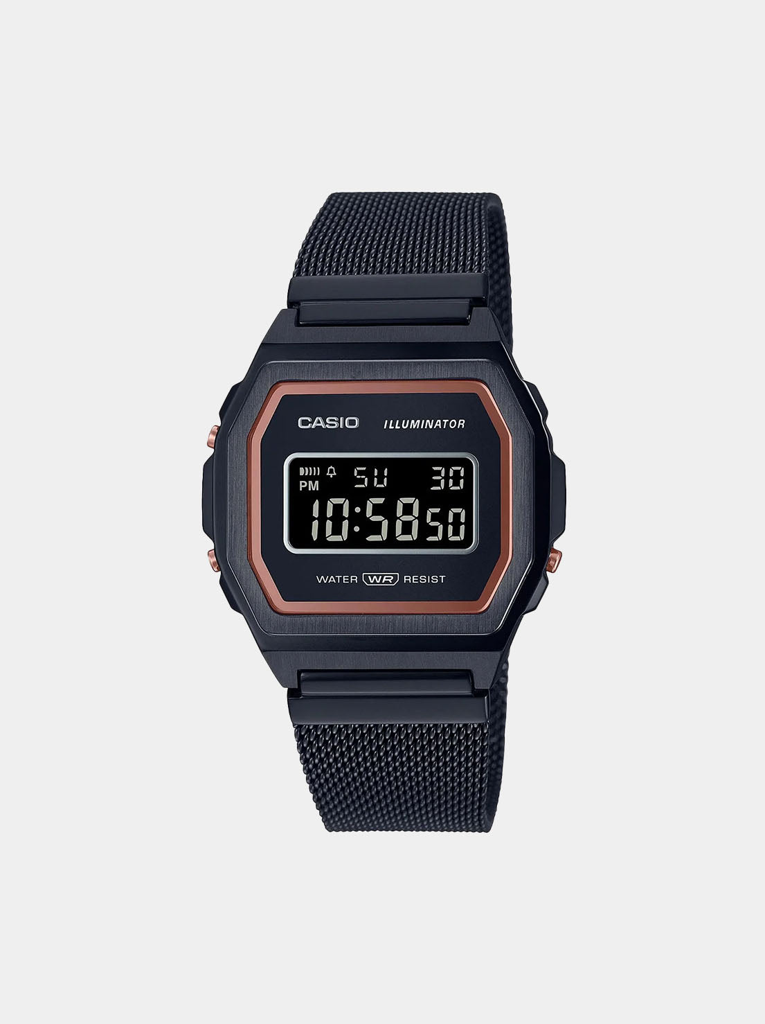 Casio - Premium Vintage Digital Watch - Black (A1000MB-1B)