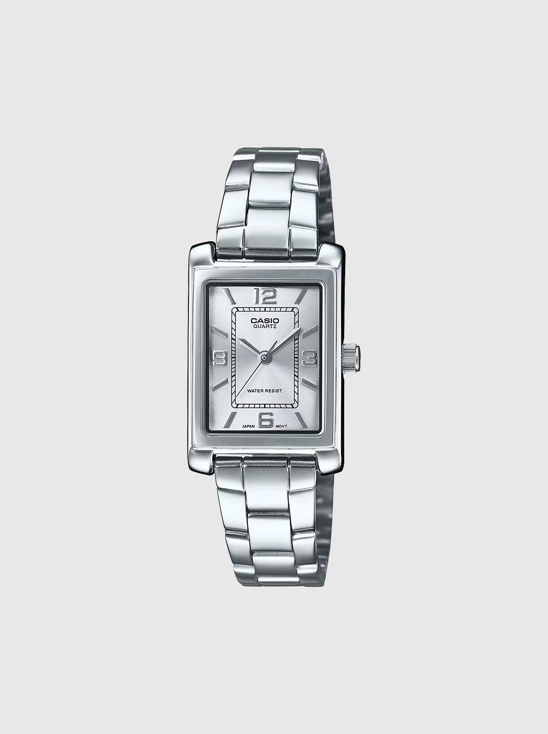 Casio - Silver Analogue Watch - Silver Face - S/Steel Band (LTP1234DD-7A)