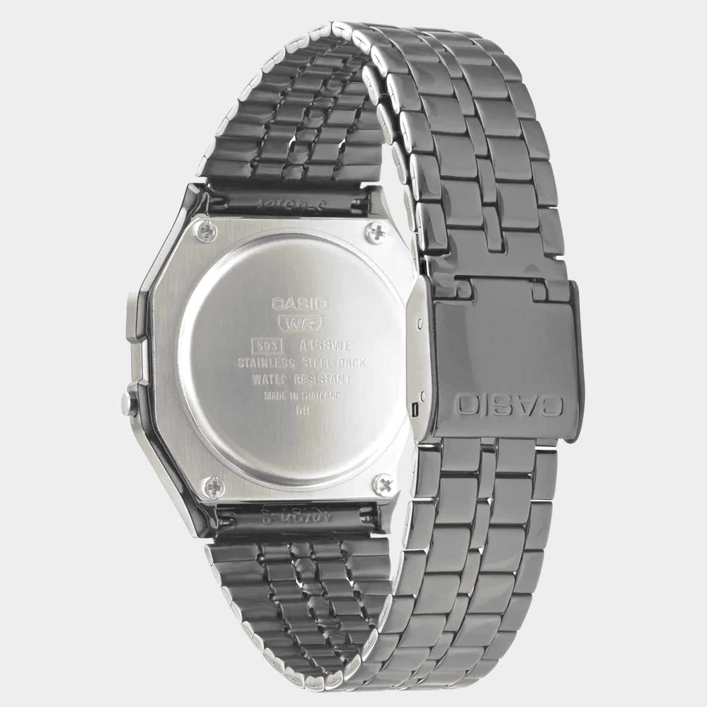 Casio - Vintage Digital Watch - Dark Grey/Black (A158WETB-1A)