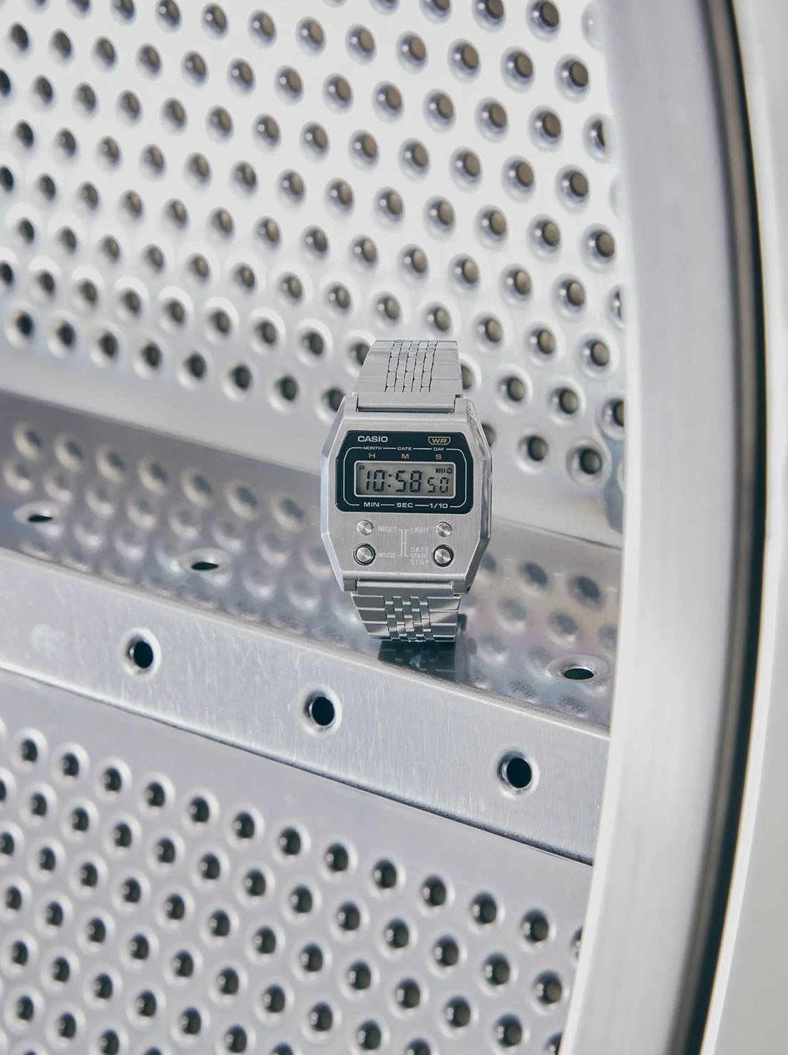 Casio - Vintage Digital Watch - Stainless Steel (A1100D-1D)