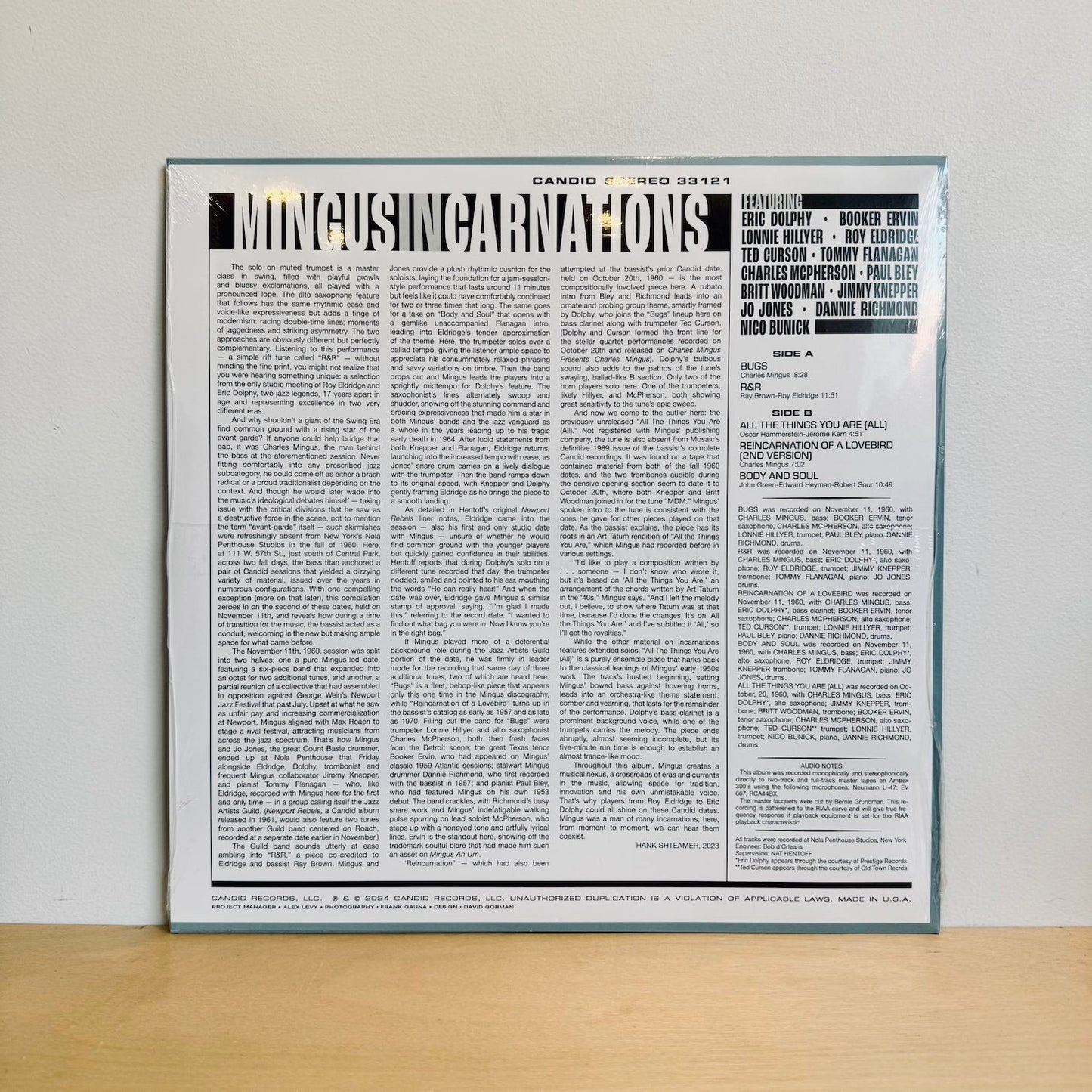 Charles Mingus - Incarnations. LP