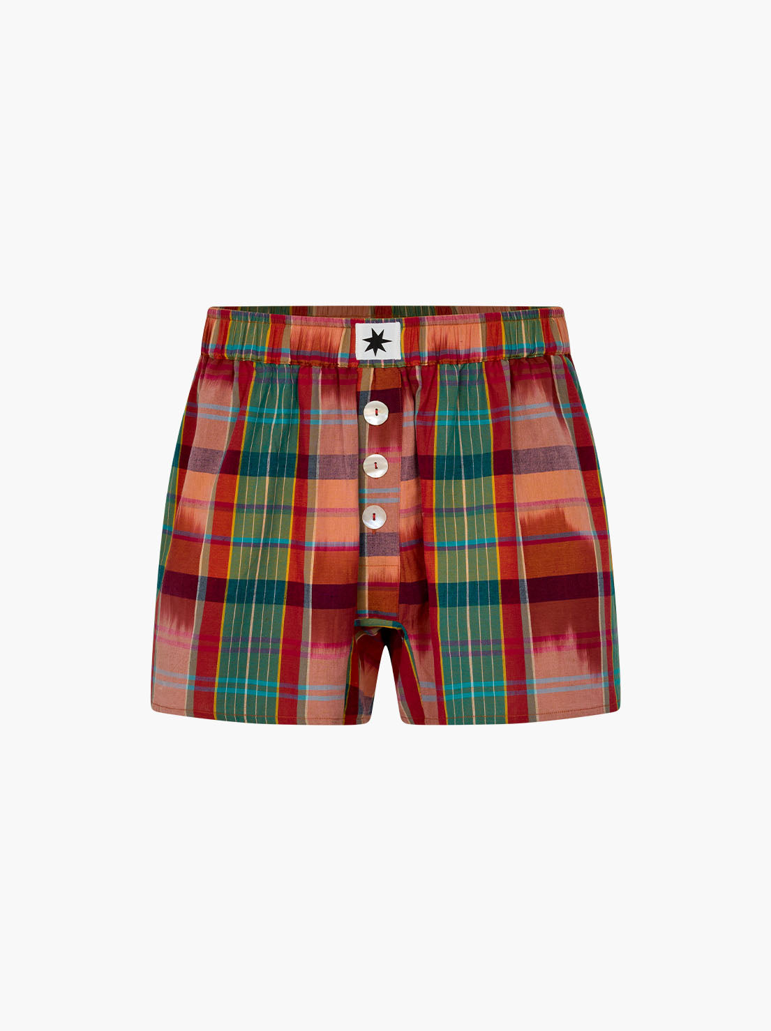 Ciao Ciao Vacation - Binnie Check Boxer Shorts