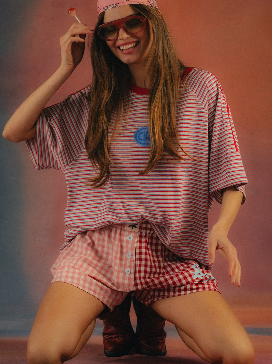 Ciao Ciao Vacation - Bloom Check Boxer Shorts