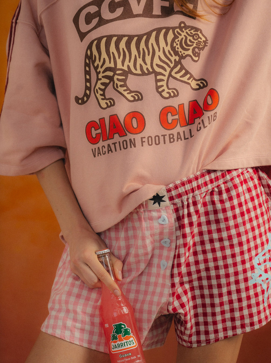 Ciao Ciao Vacation - Bloom Check Boxer Shorts