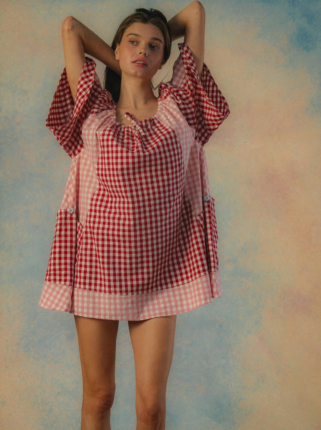 Ciao Ciao Vacation - Bloom Check Dress