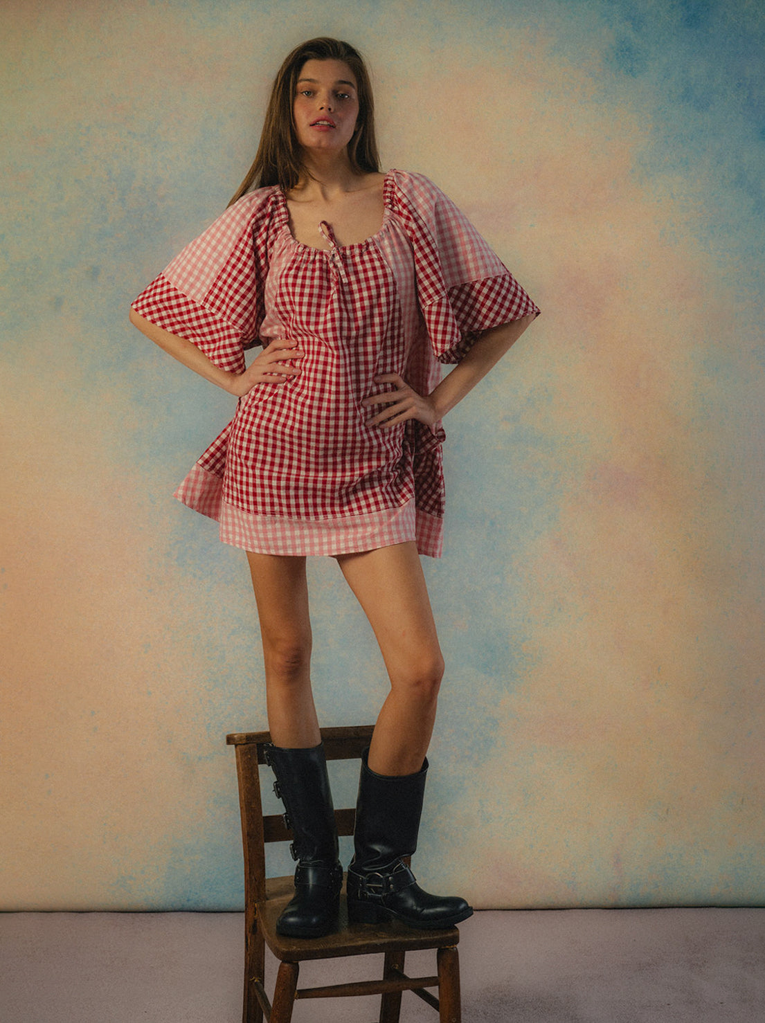 Ciao Ciao Vacation - Bloom Check Dress