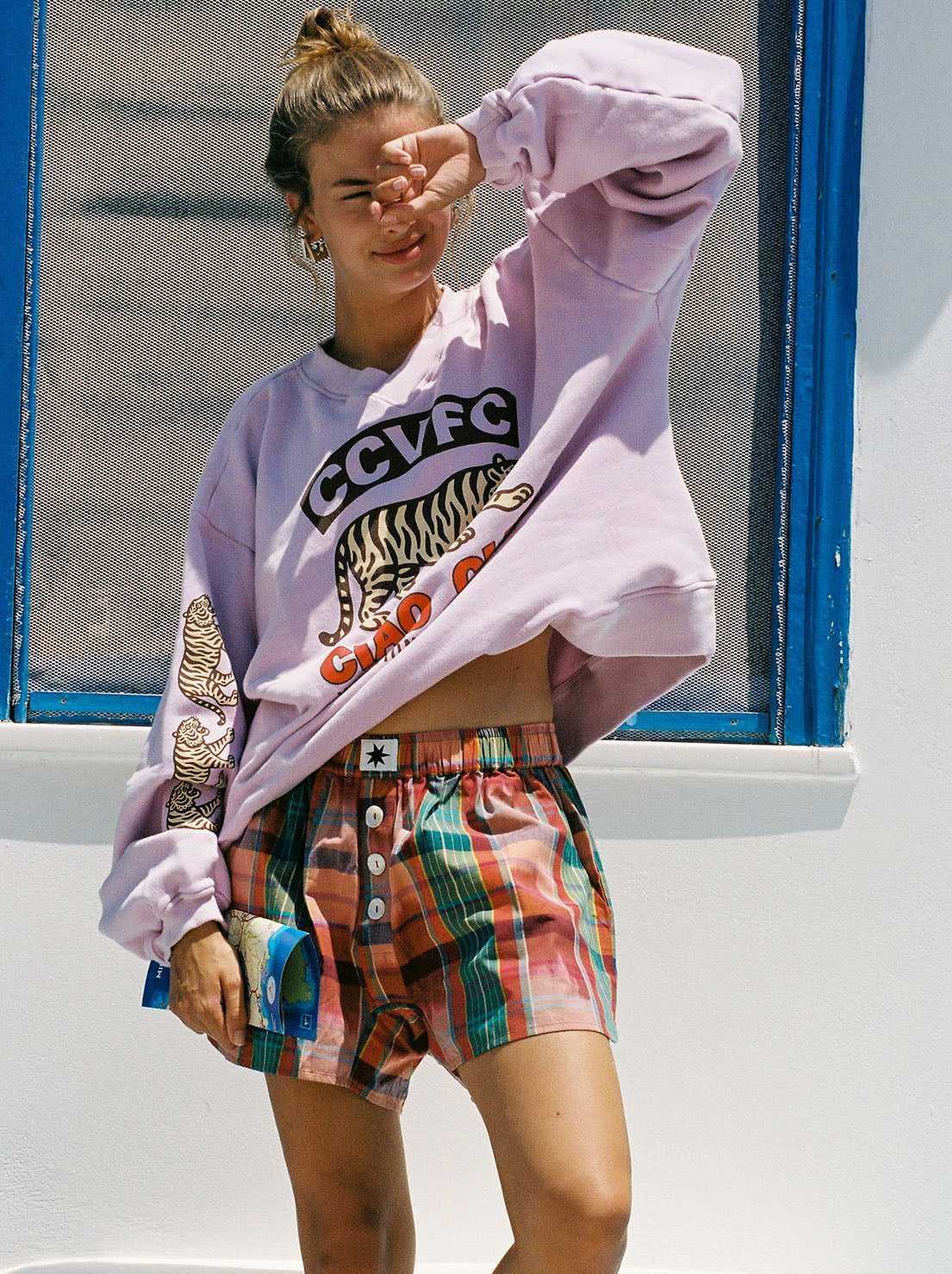 Ciao Ciao Vacation - CCVFC Tiger Sweater - Pink