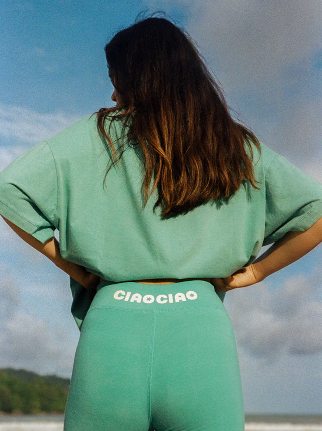 Ciao Ciao Vacation - Lita Bike Short - Coastal Water Blue