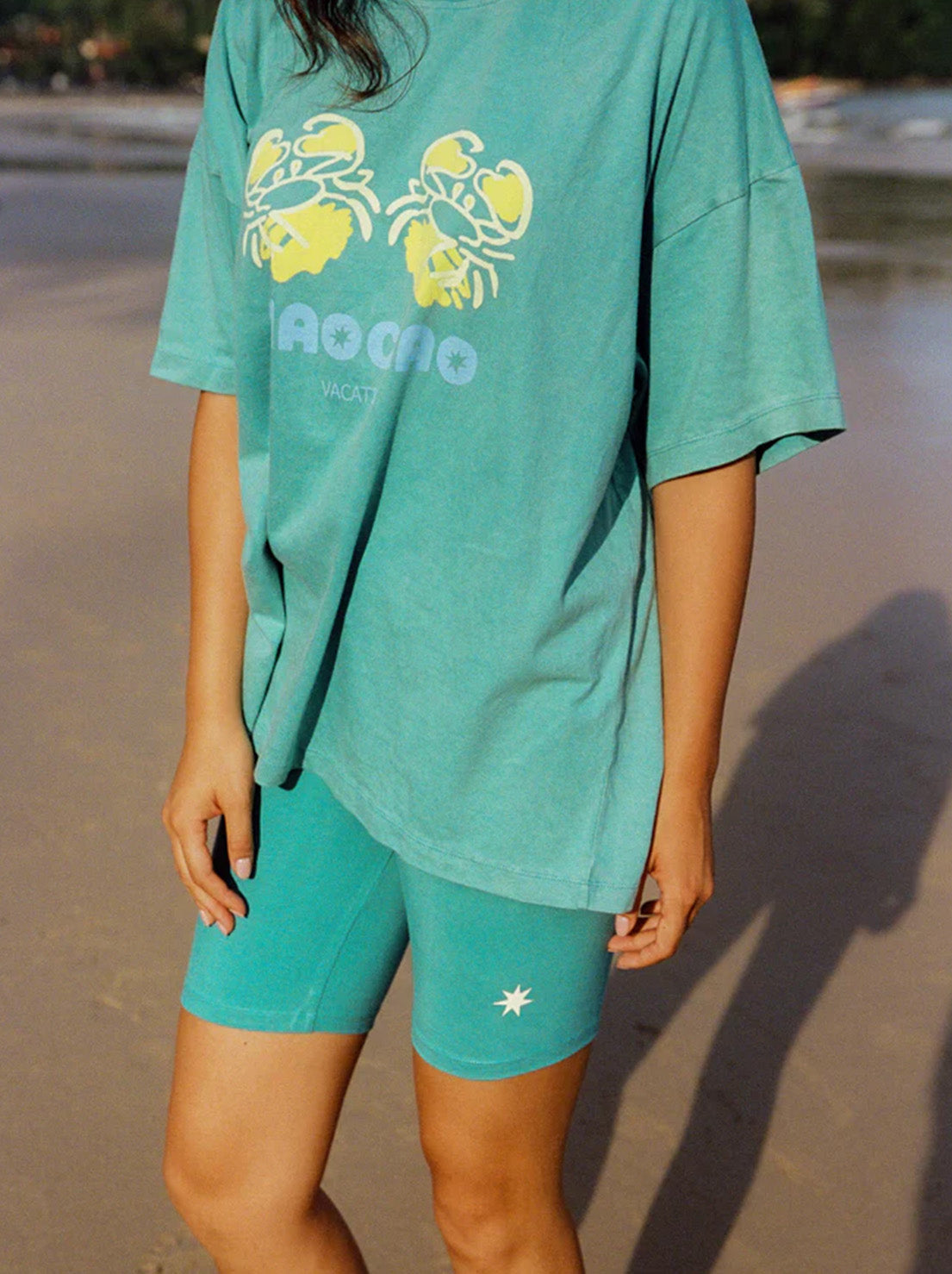 Ciao Ciao Vacation - Lita Bike Short - Coastal Water Blue