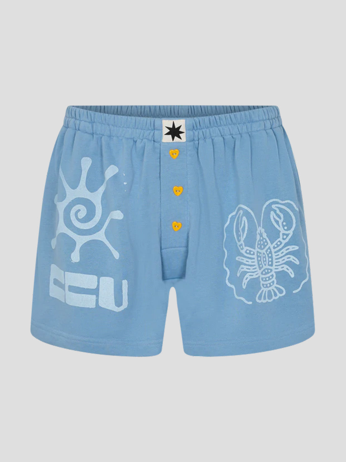 Ciao Ciao Vacation - Palm Bungalow Boxer Short - Blue