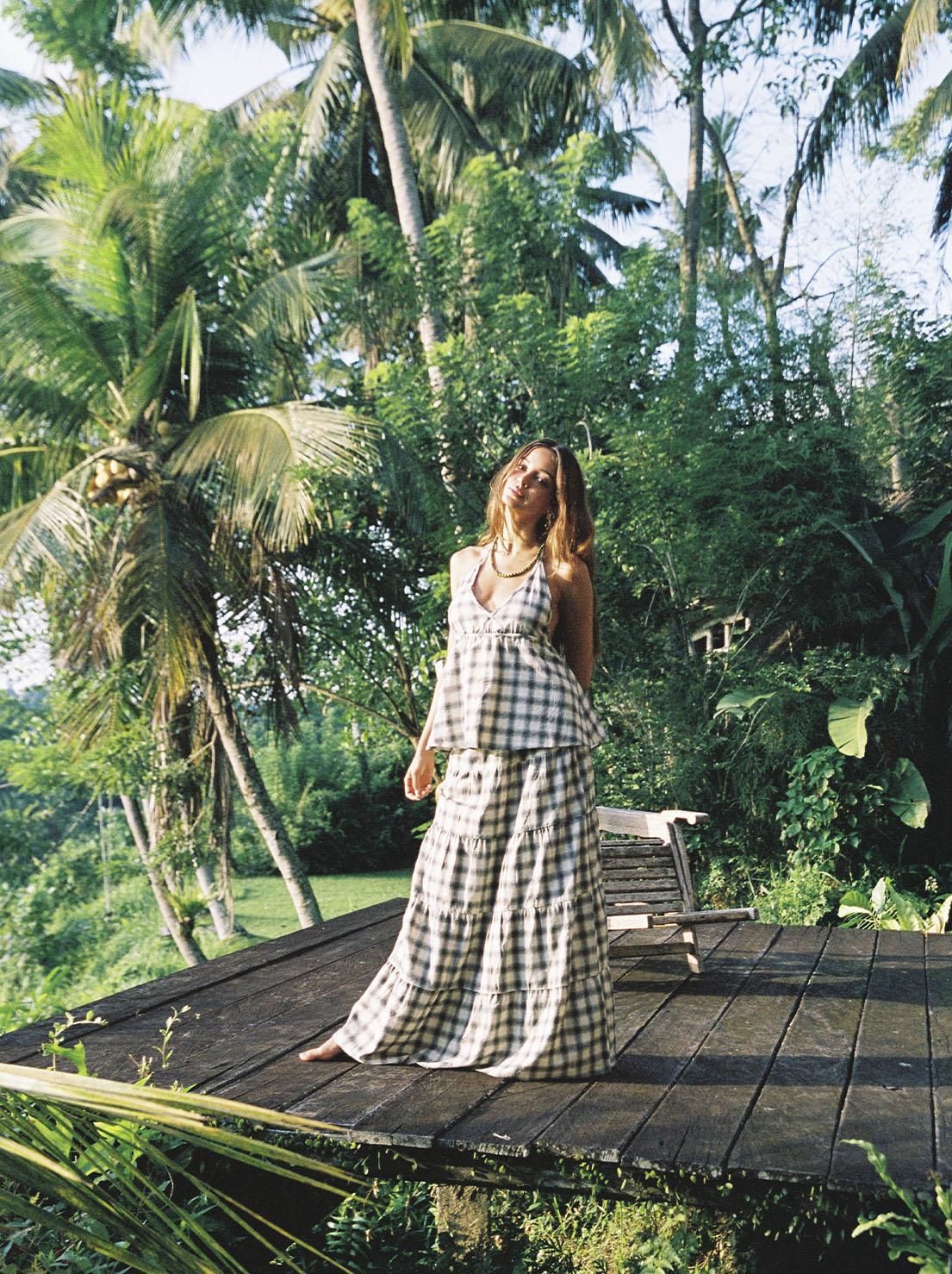 Ciao Ciao Vacation - Sonder Check Swing Top