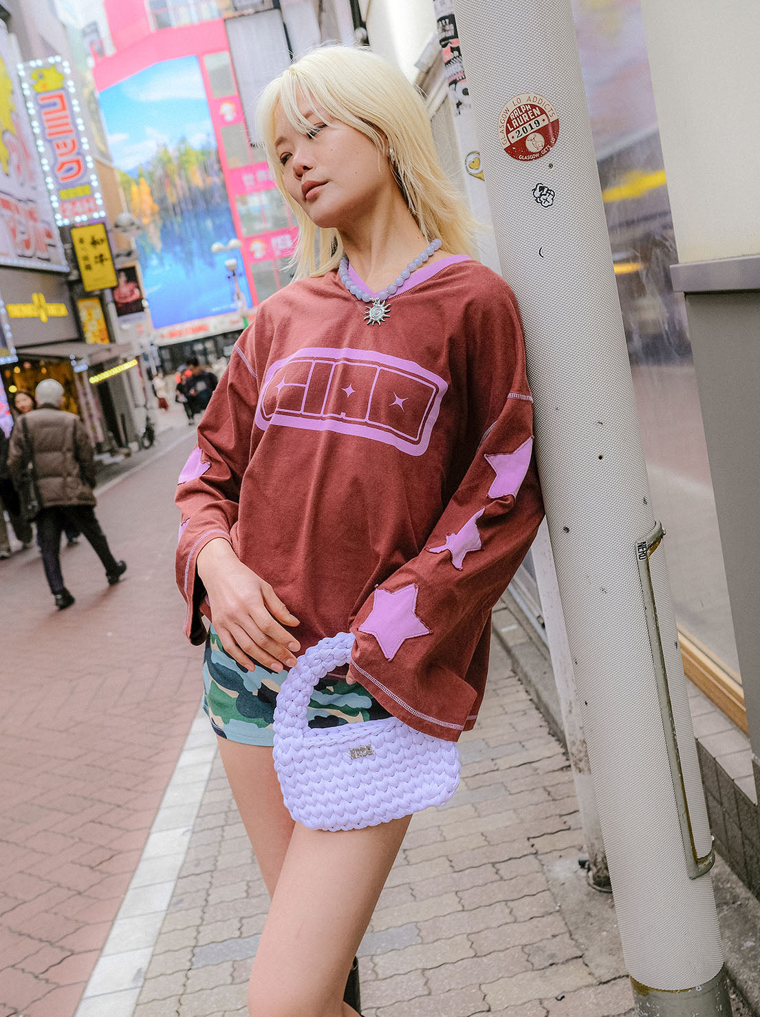 Ciao Ciao Vacation - Stars Speedway Long Sleeve Tee