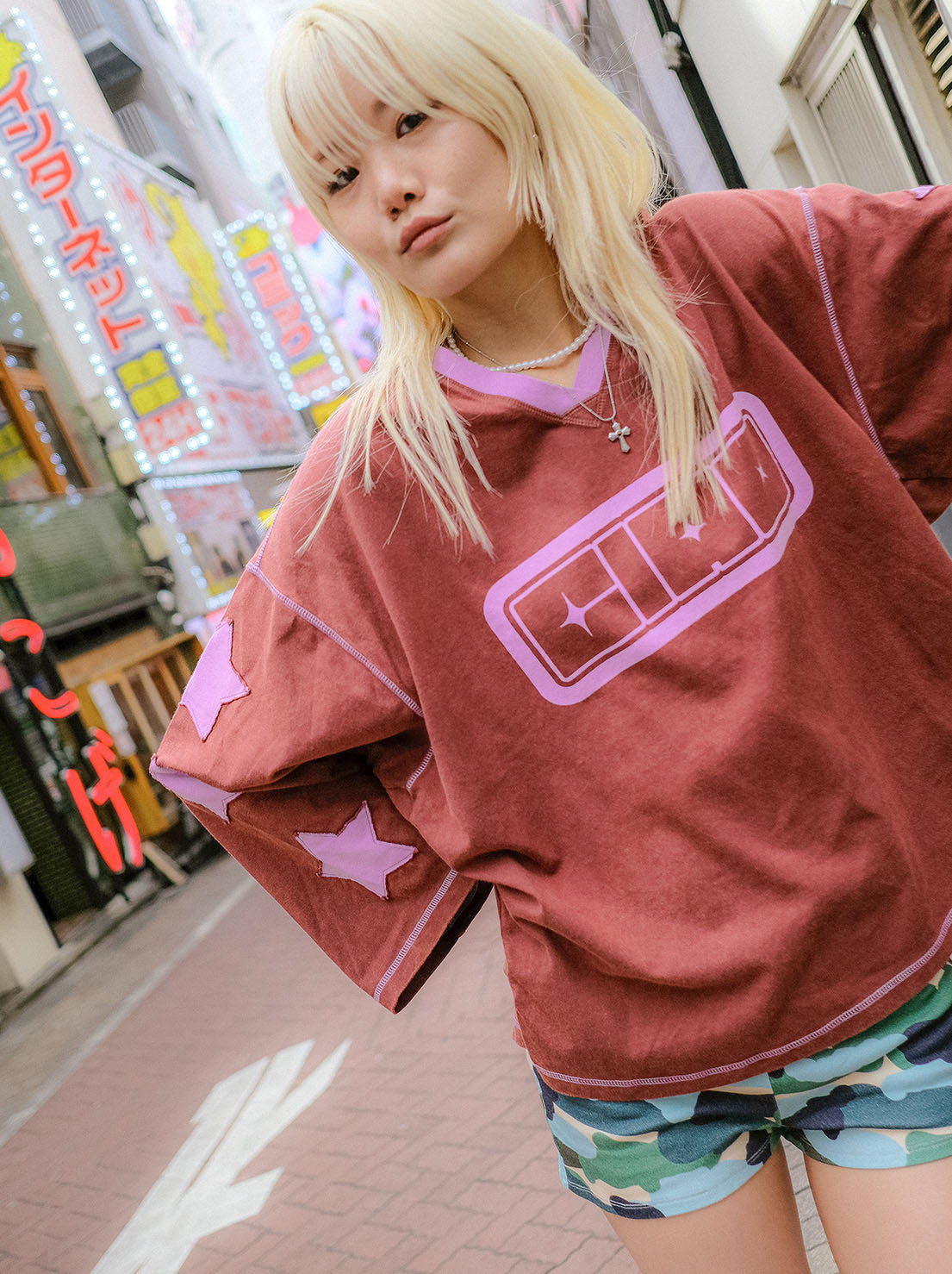 Ciao Ciao Vacation - Stars Speedway Long Sleeve Tee