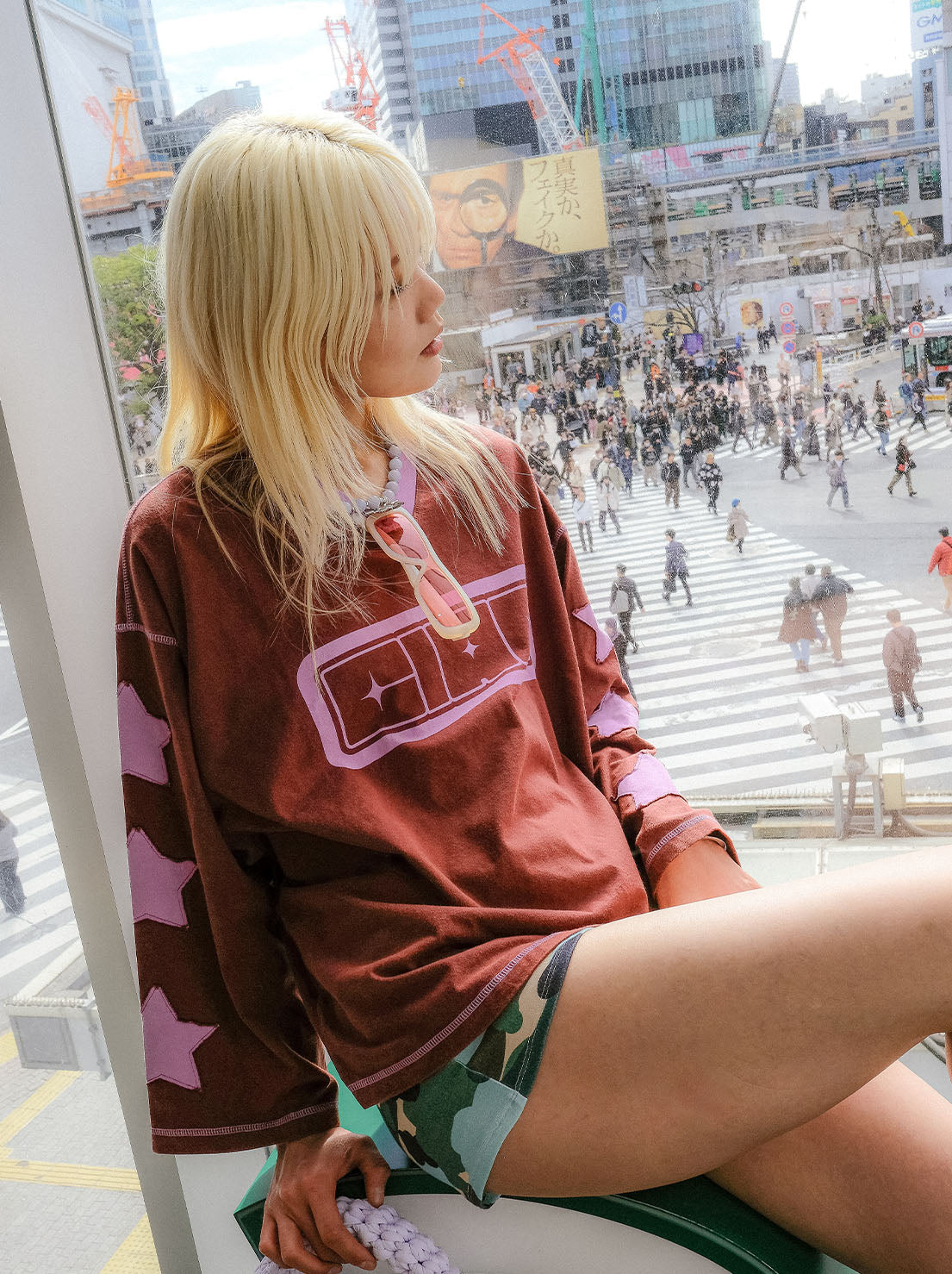 Ciao Ciao Vacation - Stars Speedway Long Sleeve Tee