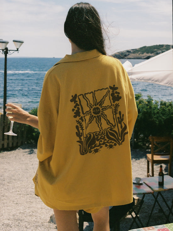 Ciao Ciao Vacation - Sun Crab Alexia Shirt - Yellow