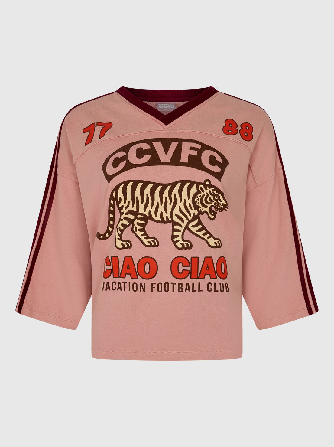 Ciao Ciao Vacation - Tiger Spirit Club Tee - Pink