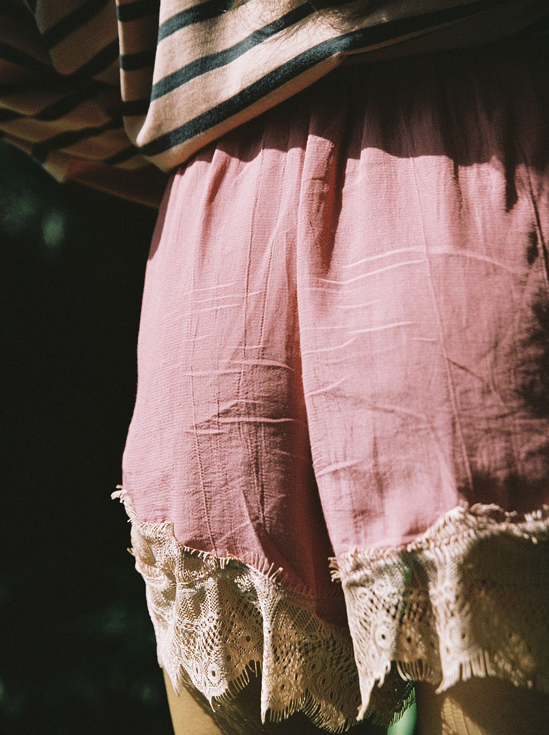 Ciao Ciao Vacation - Unwind Lace Trim Shorts