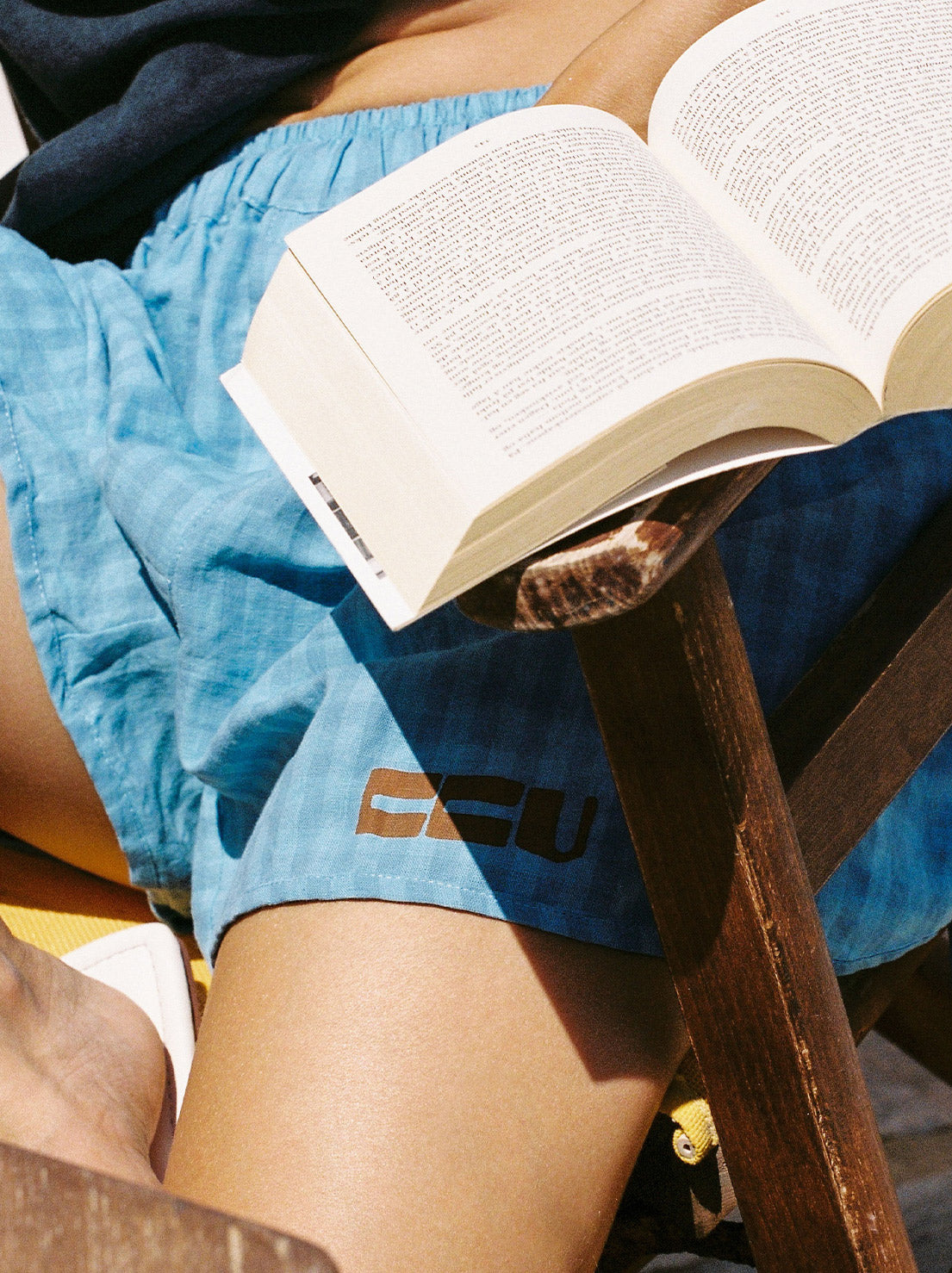 Ciao Ciao Vacation - Vacanza Gingham Boxer Short - Blue