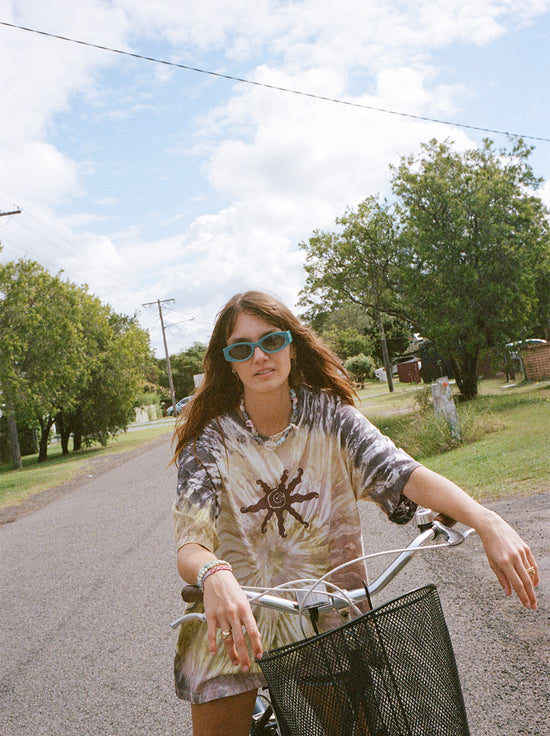 Ciao Ciao Vacation - Whirlpool Tie Dye Box Tee