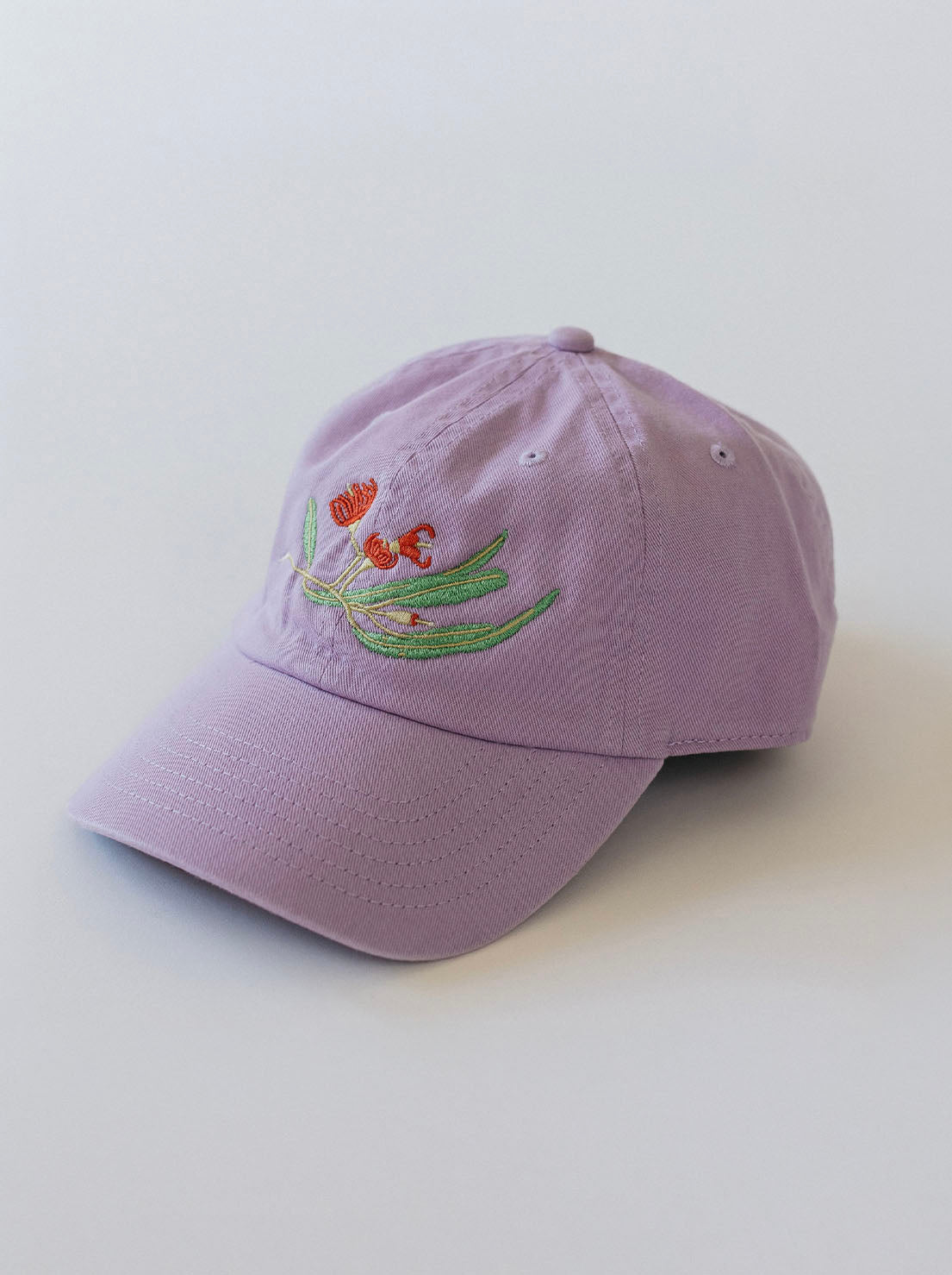 Claire Mosley Art - Cap - Lilac/Eucalyptus