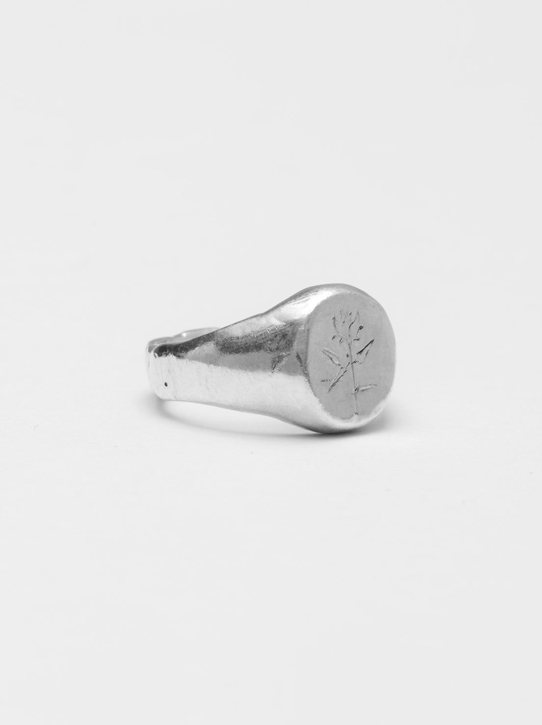 Curtis 925 - Vanishing Point Signet Ring - Sterling Silver