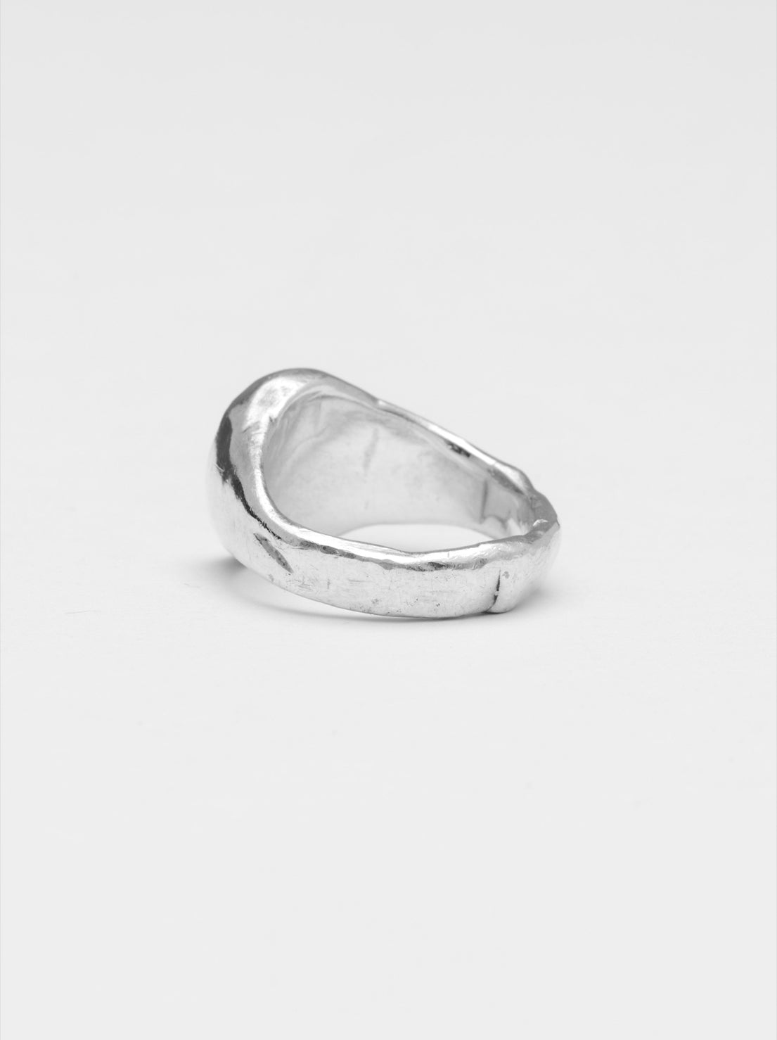 Curtis 925 - Vanishing Point Signet Ring - Sterling Silver