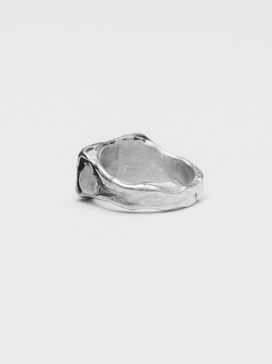 Curtis 925 - Wasting Signet Ring - Sterling Silver