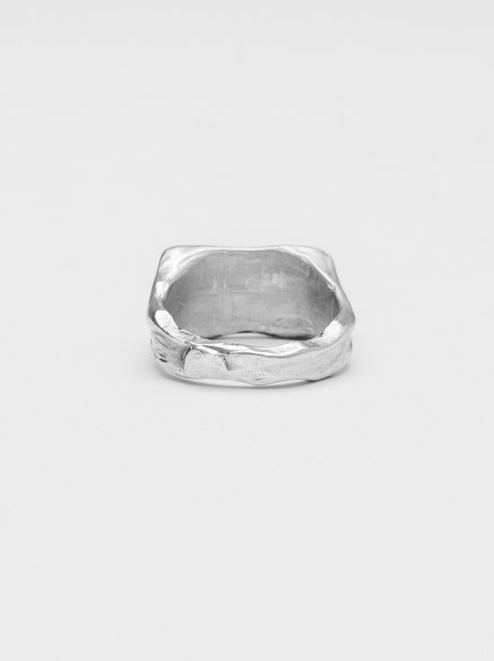 Curtis 925 - Wasting Signet Ring - Sterling Silver