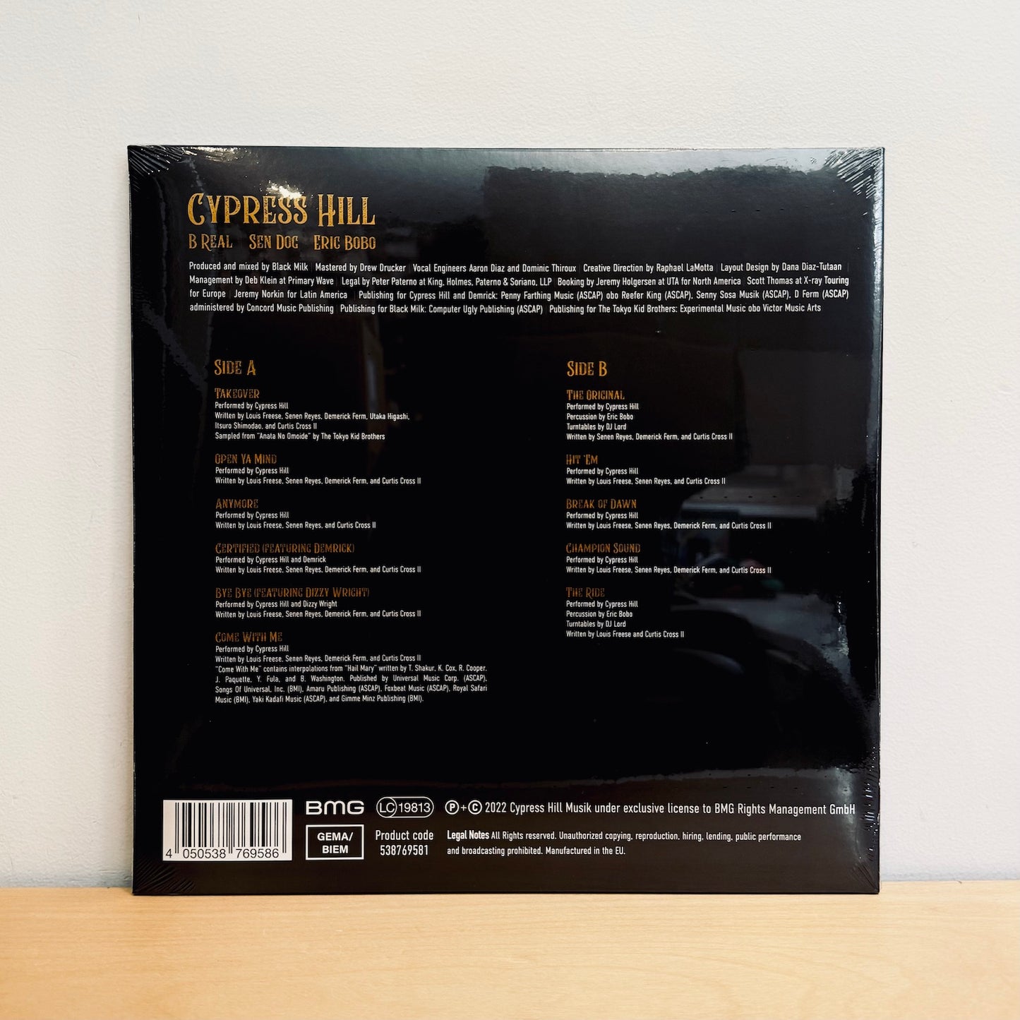 Cypress Hill - Back In Black. LP