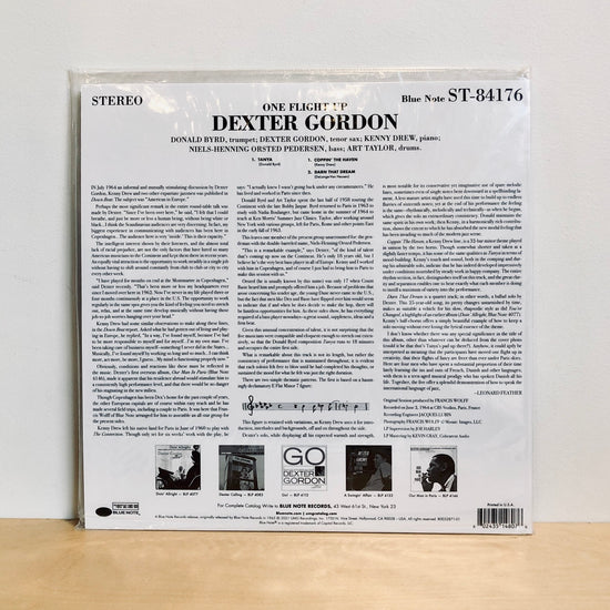 Dexter Gordon - One Flight Up. LP (Blue Note Tone Poet Series)