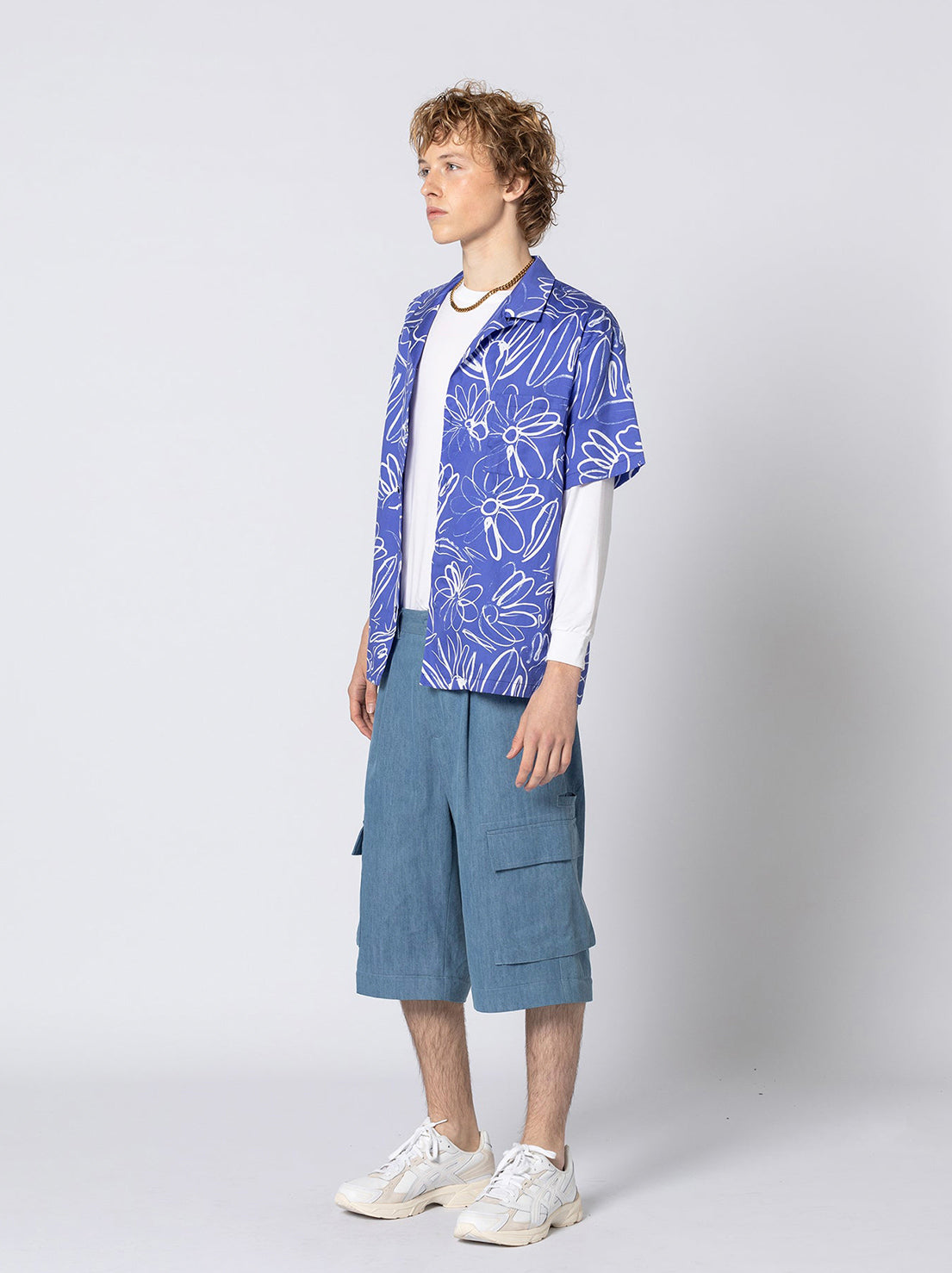 Double Rainbouu - Hawaiian Shirt - Mid Summer Blue