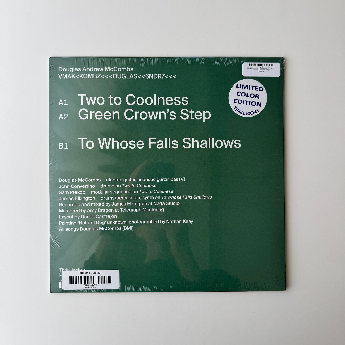 Douglas Andrew McCombs - Vmak. LP [Natural Coloured Vinyl]