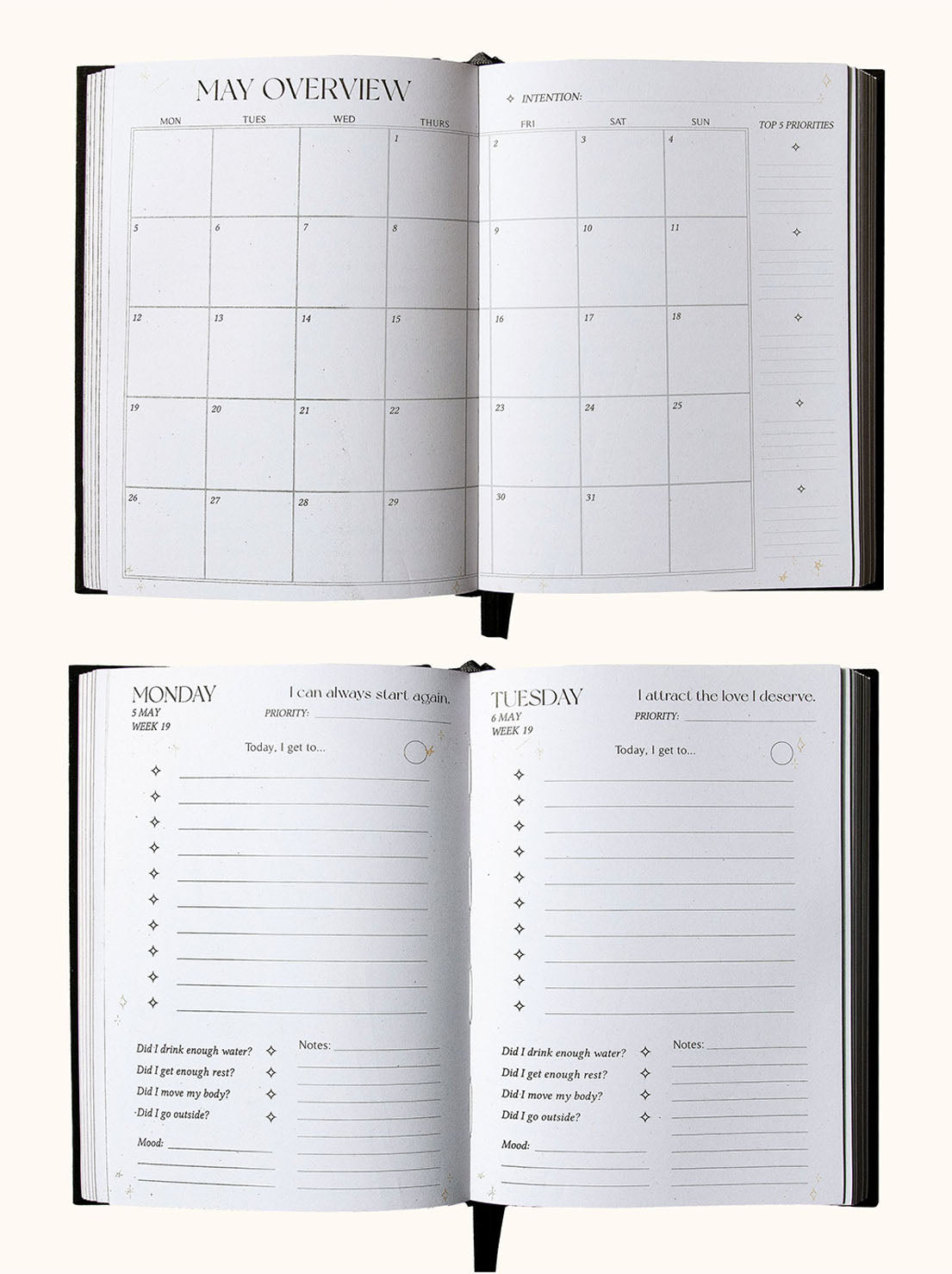 Dreamy Moons - 2025 Daily Planner - Forest