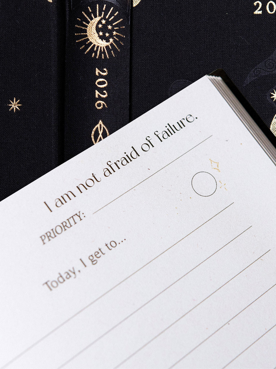 Dreamy Moons - 2026 Daily Planner - Rich Burgundy