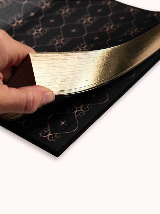 Dreamy Moons - 2026 Year of Growth Diary - Onyx Black