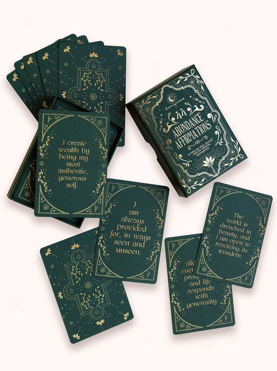 Dreamy Moons - Abundance Affirmation Cards