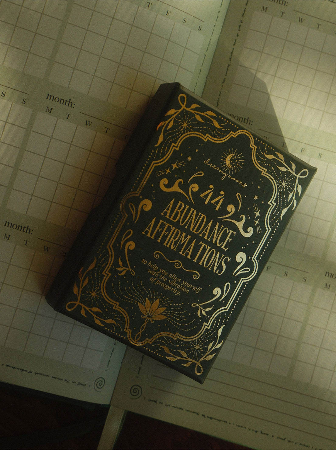 Dreamy Moons - Abundance Affirmation Cards