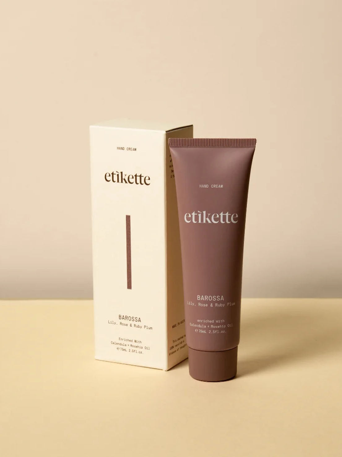 Etikette - Hand Cream 75ml - Barossa in Lily, Rose & Ruby Plum