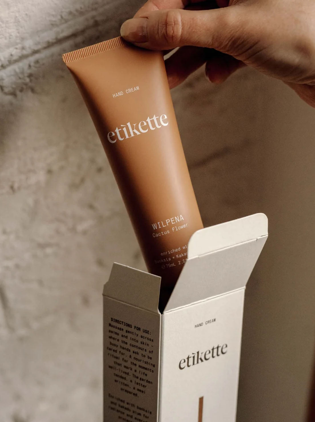 Etikette - Hand Cream 75ml - Wilpena in Cactus Flower