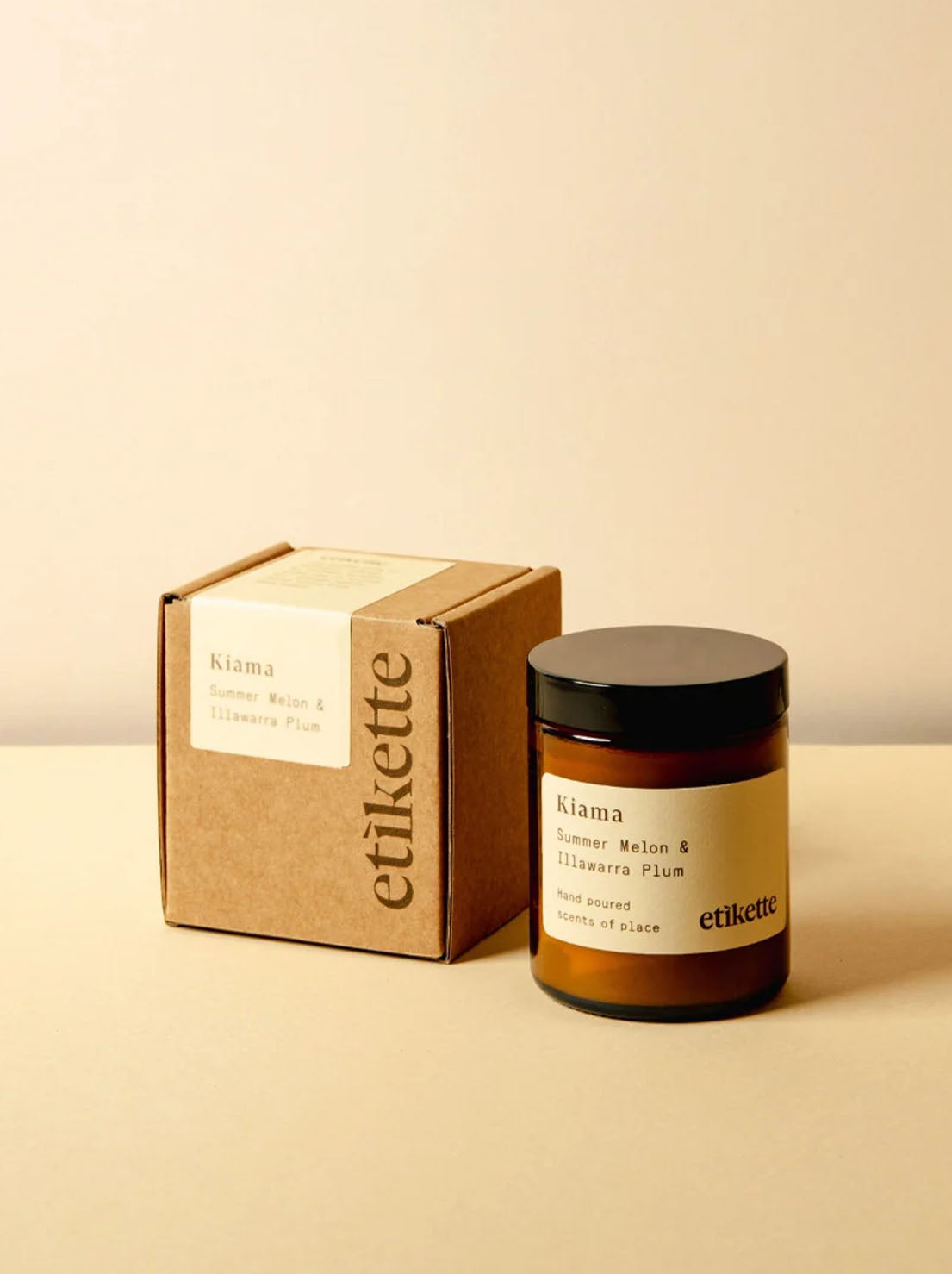Etikette - Soy Candle 175ml - Kiama / Summer Melon and Illawarra Plum