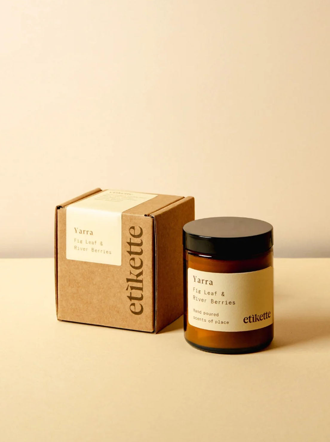 Etikette - Soy Candle 175ml - Yarra / Fig Leaf and River Berries