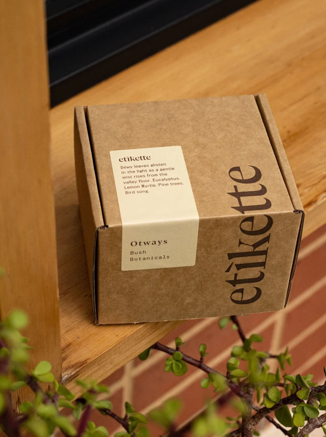 Etikette - Soy Candle 500ml - Otways / Bush Botanicals