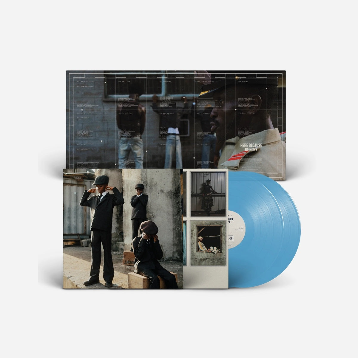 Ezra Collective - Here Because of Hope. LP [Blue Vinyl]