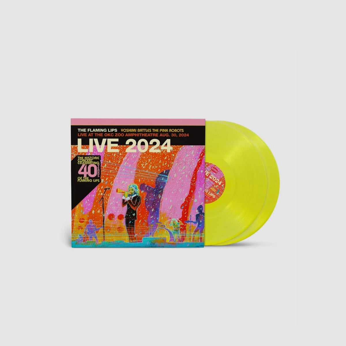 The Flaming Lips - Yoshimi Battles The Pink Robots Live At The Zoo. 2LP [Yellow Vinyl] RSD-BF