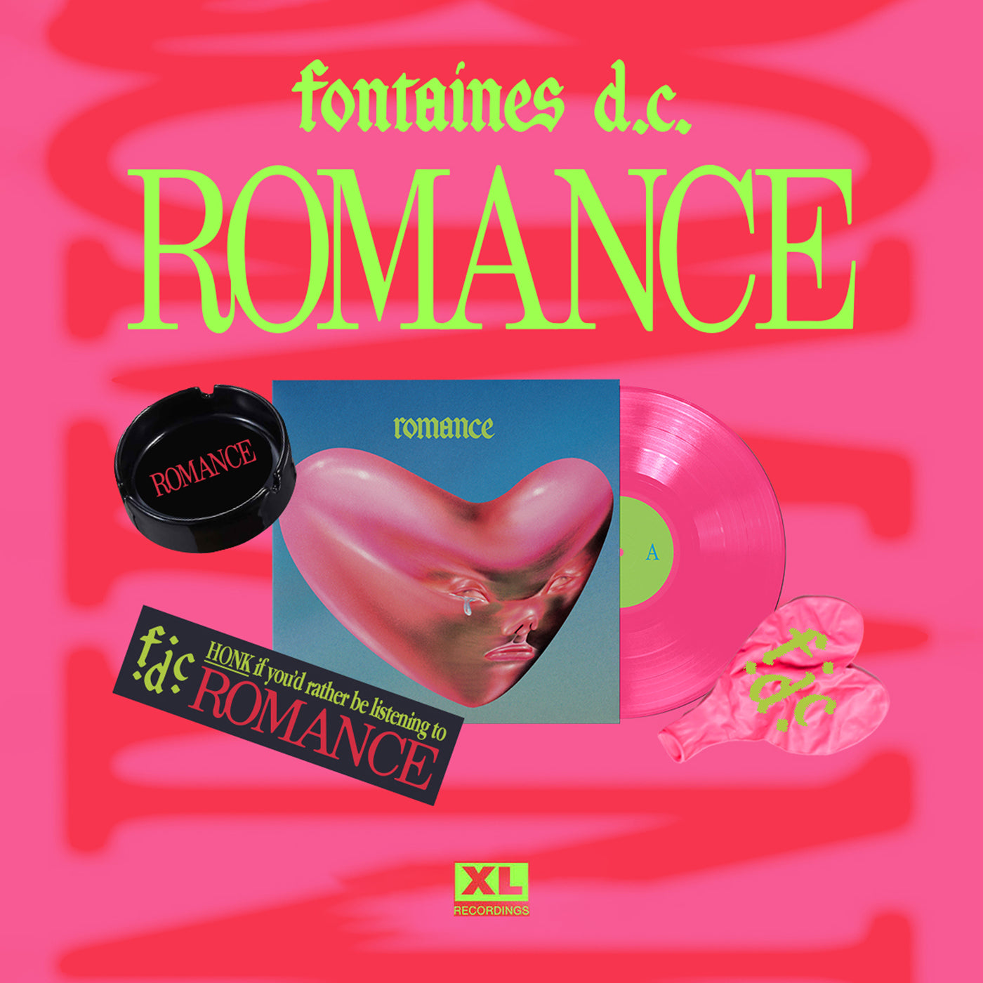 Fontaines D.C. - Romance. LP [Indies Exclusive Pink Vinyl]