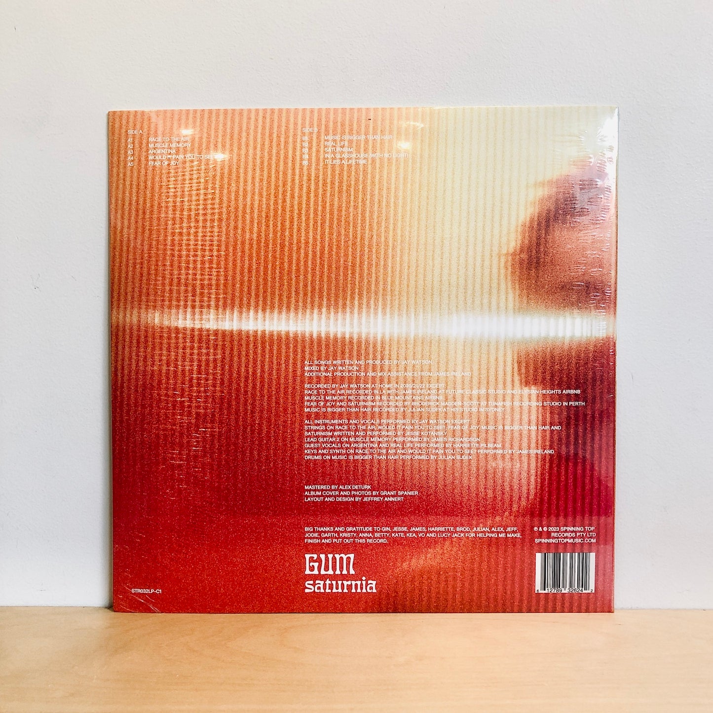 GUM - Saturnia. LP [180 Gram, Ultra Clear Transparent Vinyl]