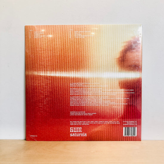 GUM - Saturnia. LP [180 Gram, Ultra Clear Transparent Vinyl]