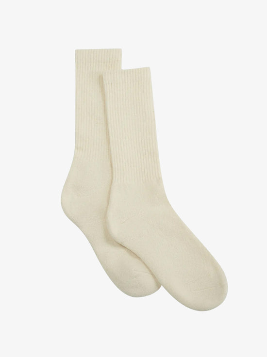 Hemp Clothing Australia - Crew Socks Thick - Natural