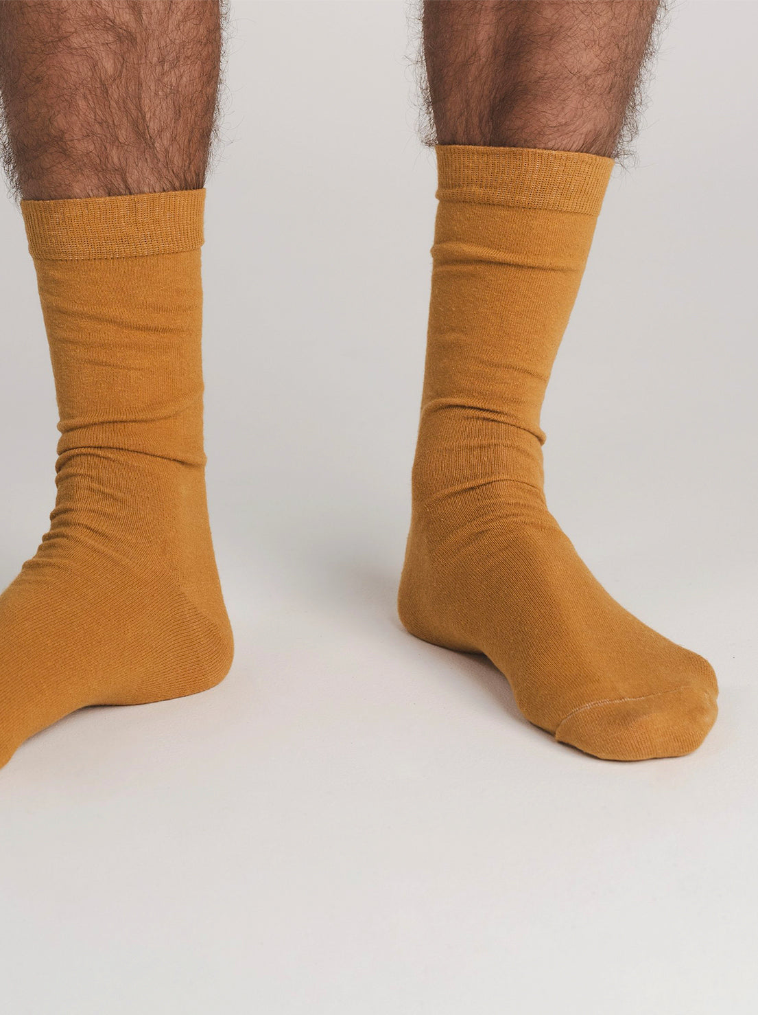 Hemp Clothing Australia - Daily Socks Thin - Mustard